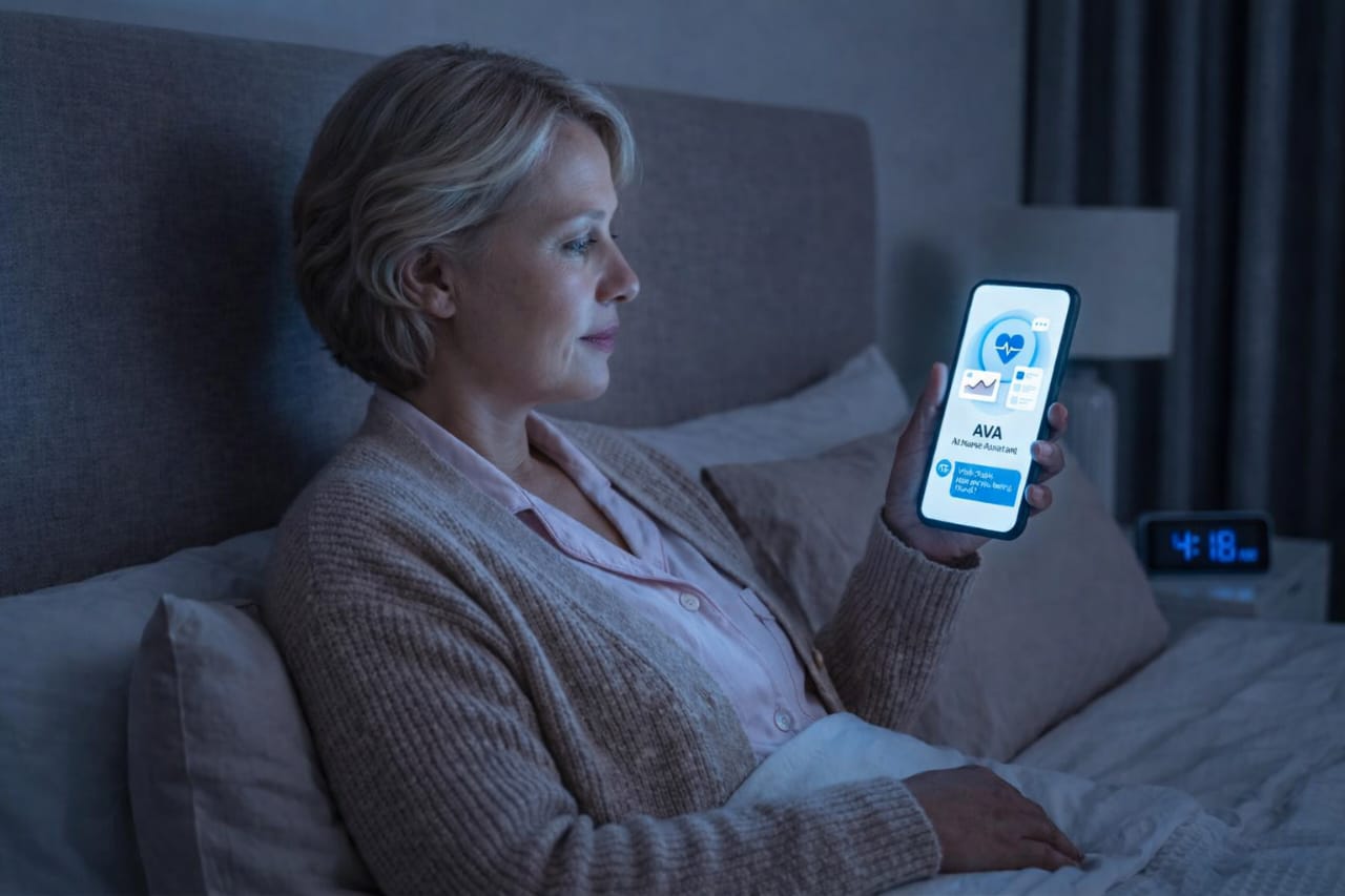 AVA answering a bilingual clinical query in Afrikaans at 04:18