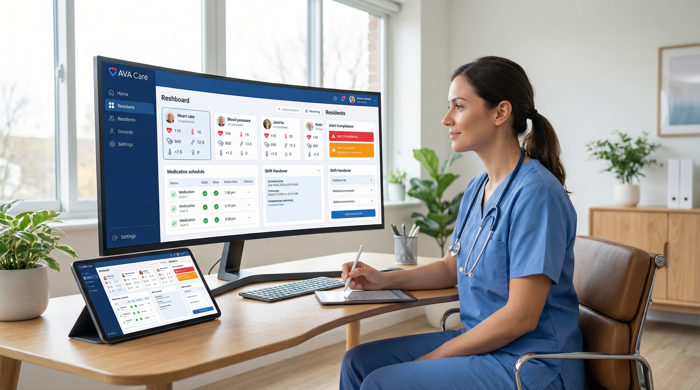 AVA Connect mobile app &mdash; clinical communication that becomes permanent record