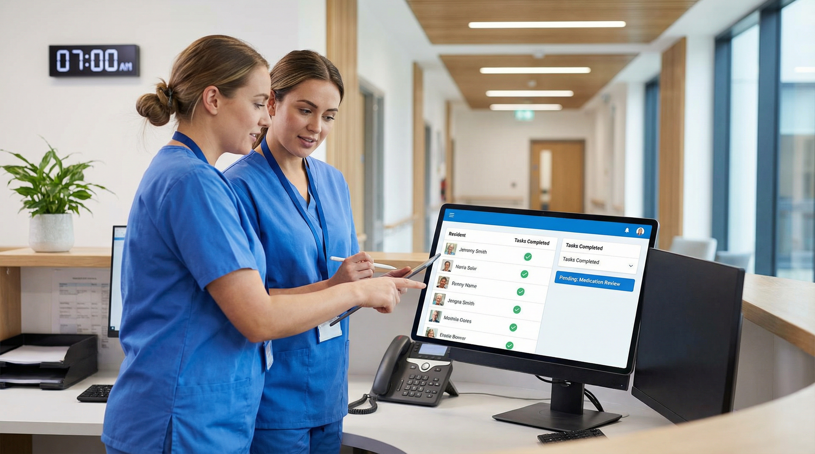 Mandatory digital shift handover &mdash; RN sign-off enforced by AVA Care